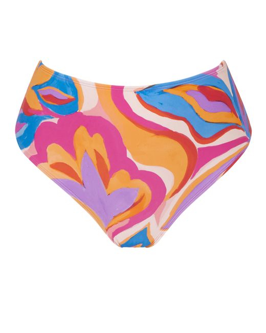 Simply Be Pink Mix And Match High Waist Bikini Bottoms
