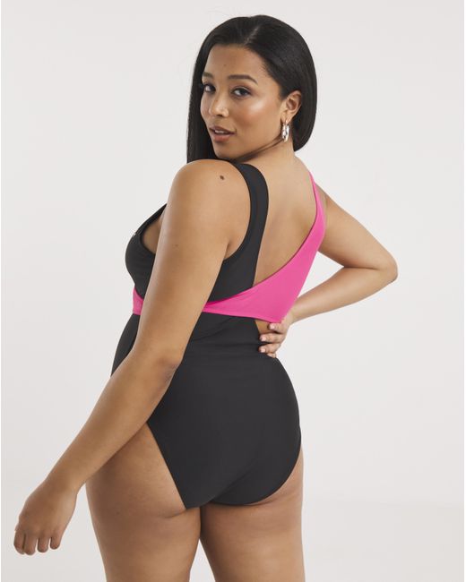 Pink Soda Red Marbella Swimsuit
