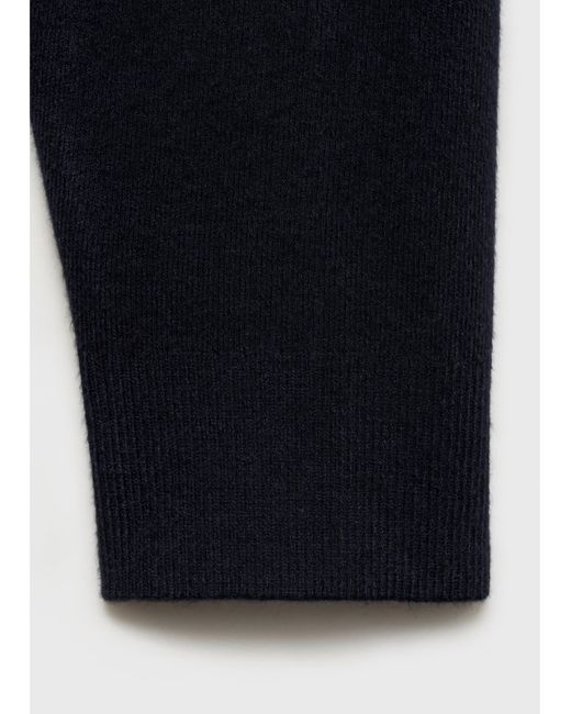 Mango Blue Latitas Zip Up Sweater