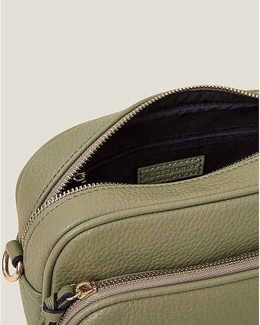 Accessorize Green Double Zip Camera Bag
