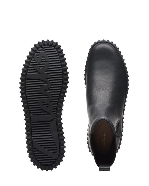 Clarks Black Torhill Maple Boot Standard Fit