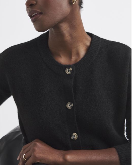 Simply Be Blue Crew Neck Cardigan