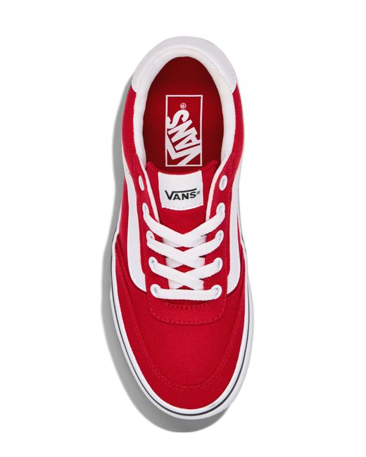 Vans Red Brooklyn Ls Trainers