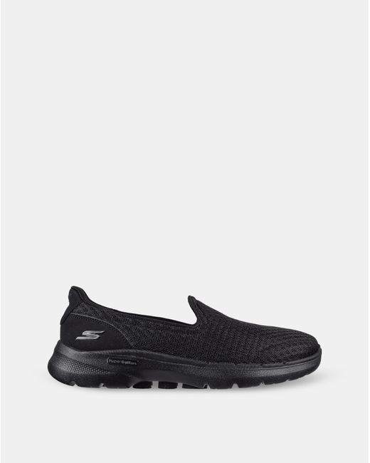 Skechers White Go Walk 6 Trainers Wide Fit