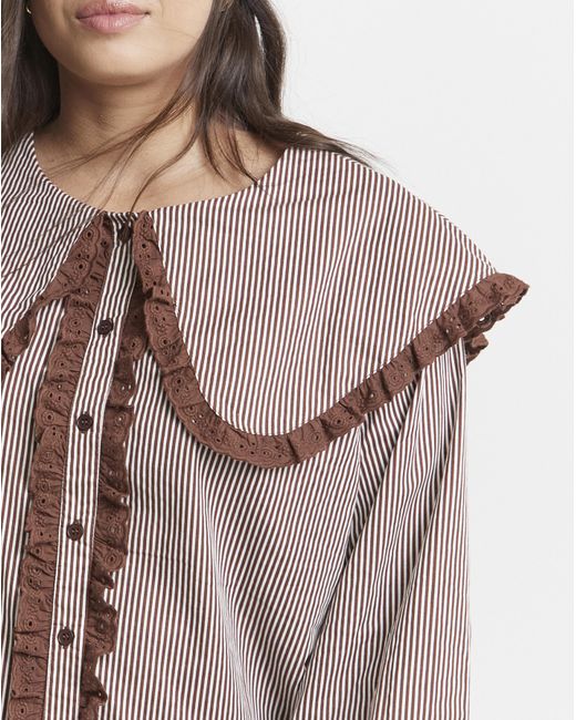 Neon Rose Blue Stripe Smock Dress