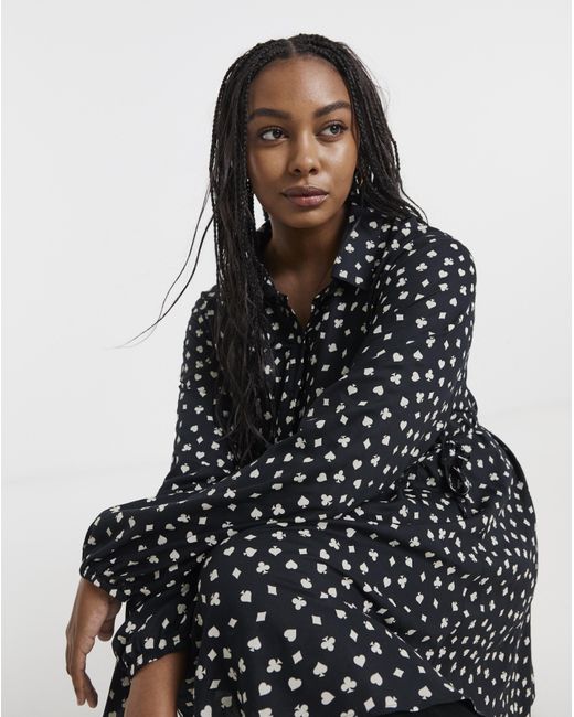 Simply Be Black Shirt Dress With Cinch Waist