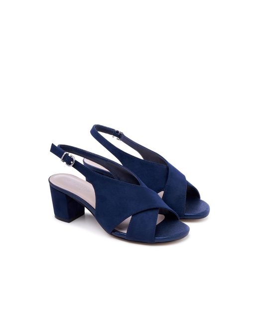 Paradox London Blue Neroli Wide Fit Sandals