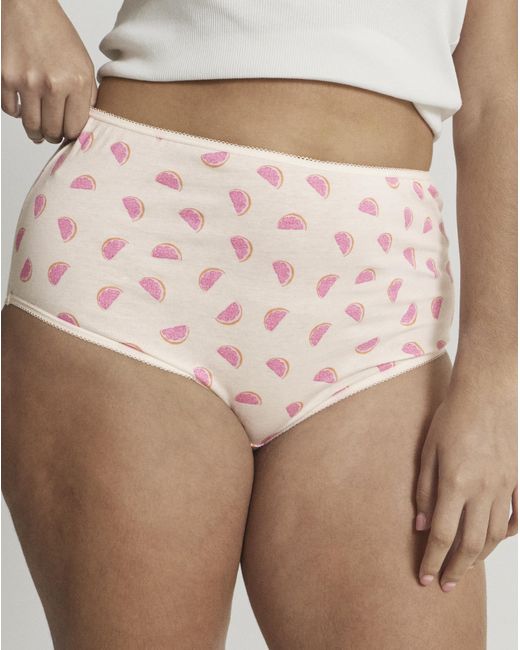 Pretty Secrets White 7 Pack Full Fit Brief