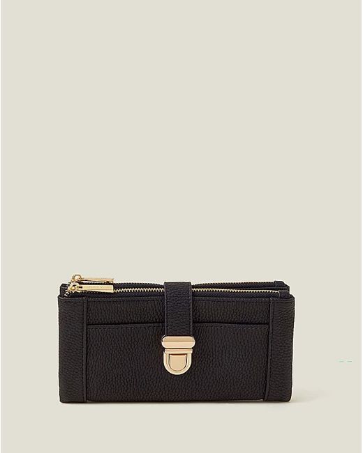 Accessorize Black Push Lock Wallet