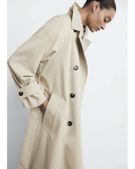 Mango Gray Trenchcoat
