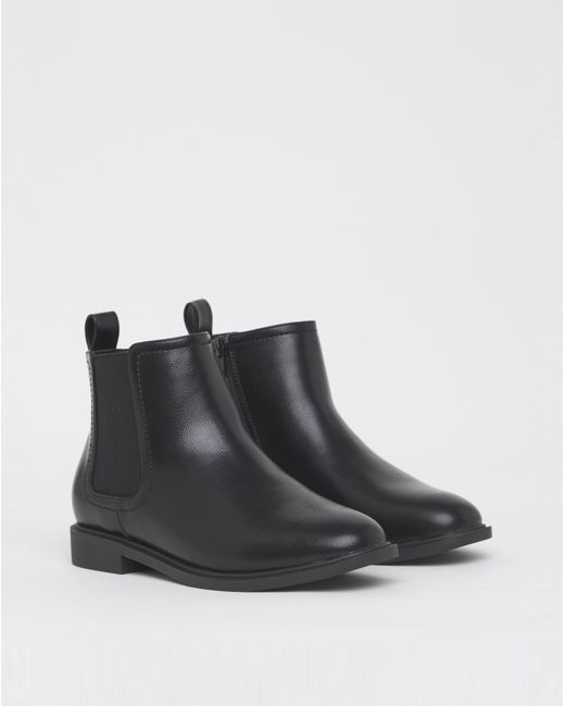 JD Williams White Classic Ankle Chelsea Boots E Fit