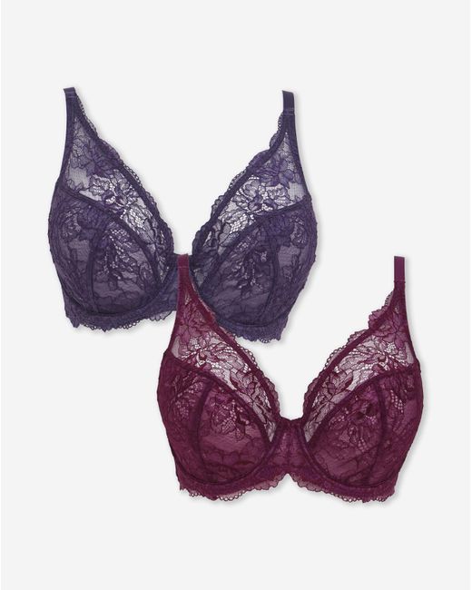 Pretty Secrets 2 Pack Ella Full Cup Wired Bras
