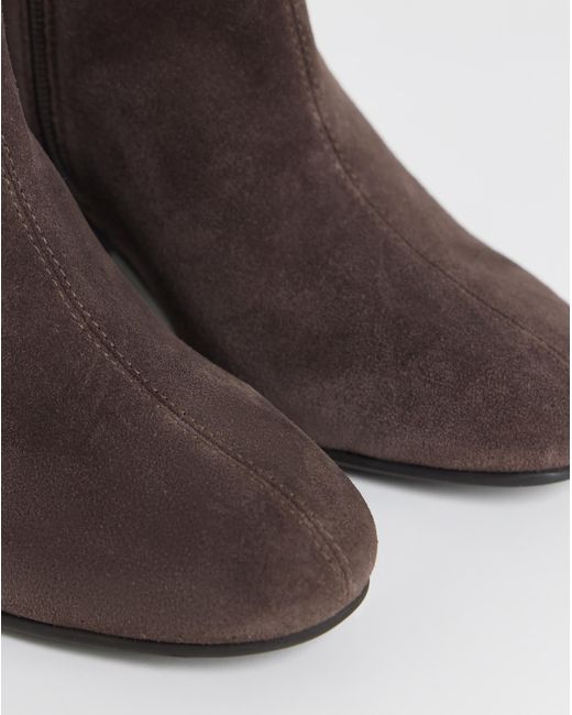 JD Williams Blue Low Block Heel Ankle Boot E Fit