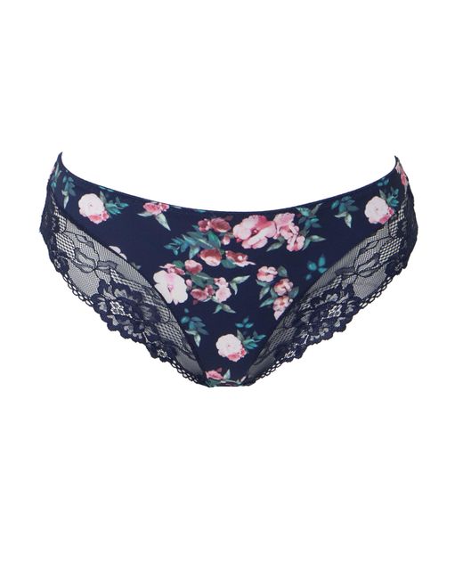 Pretty Secrets Blue Adrianne Midi Briefs