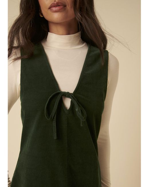 Nobody's Child Natural Nila Plain Pinafore Dress