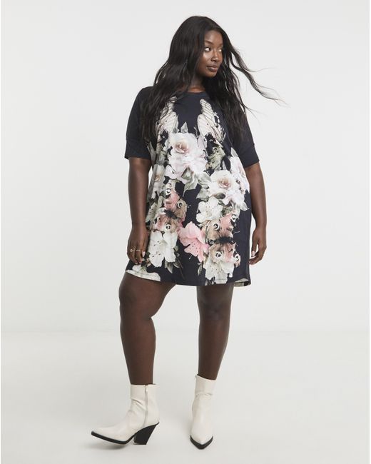 Religion Black Cloak Dress