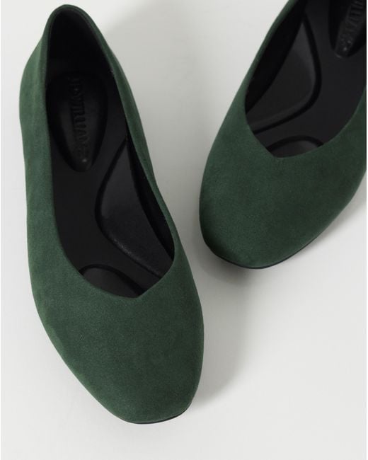 JD Williams Blue Classic Ballerina Shoes Ex Wide