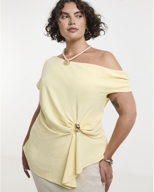 Simply Be Natural Ruched Detail Top
