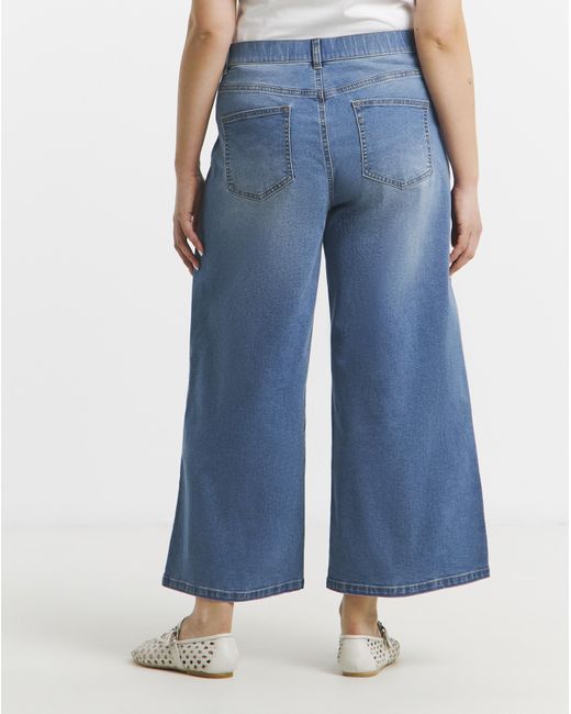 Simply Be Blue 24/7 Culotte Jeans