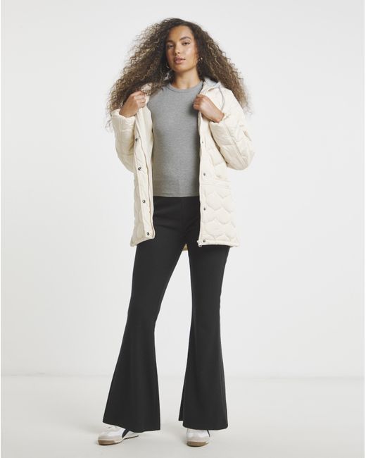 Simply Be White Flared Jogger