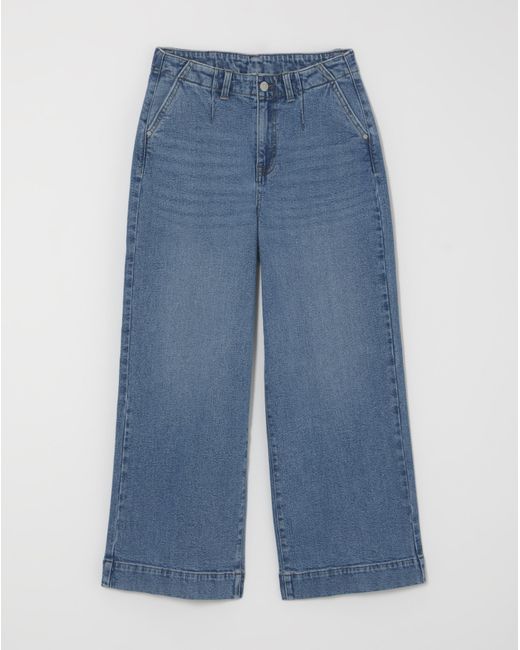 Simply Be Blue Light Wash 99/1 Crop Wide Jean