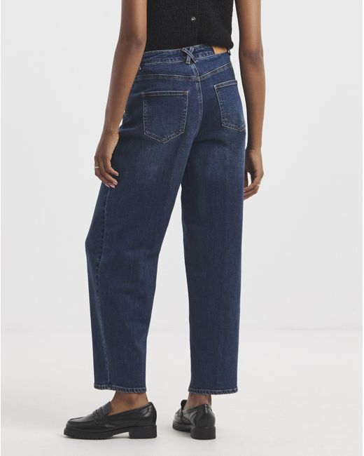 Simply Be Blue Barrel Jean