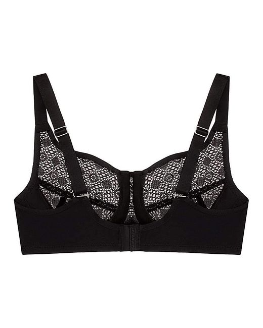 Glamorise Black 9855 Wonder Wire Bra