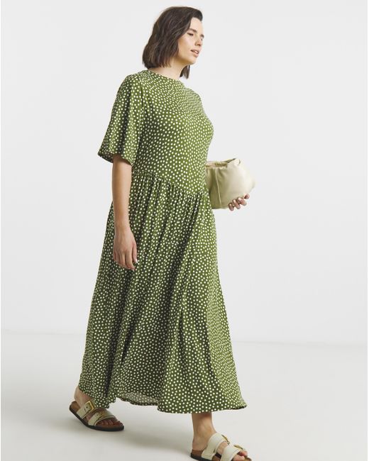 Simply Be Green Jersey Maxi Dress