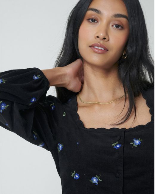 Nobody's Child Black Nc Memphis Cord Mini Dress
