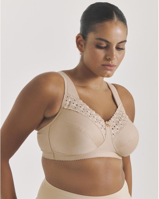 Miss Mary Of Sweden Natural Miss Mary Broderie Anglaise Bra Skintone