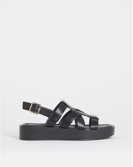 Simply Be White Chunky Fisherman Sandals Extra Wide Fit