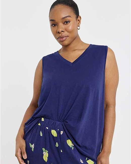 Pretty Secrets Blue Value Lemon Pyjama Set