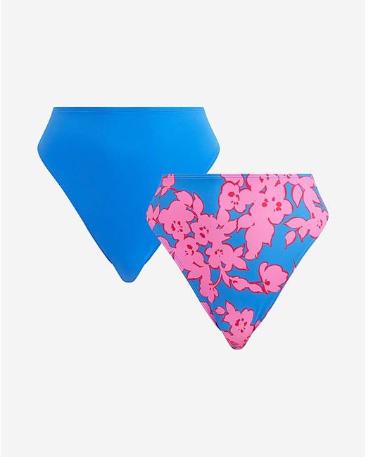Simply Be Blue Value 2 Pack Bikini Briefs