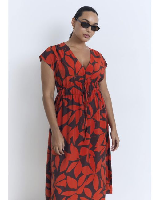 Mango Red Dress Jamie
