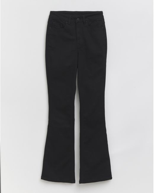 Simply Be White Stretch Denim Flared Jeans