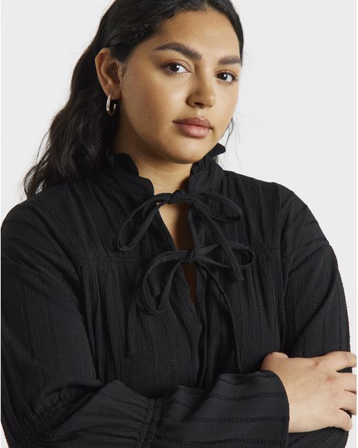 Native Youth Black Tiered Midaxi Dress