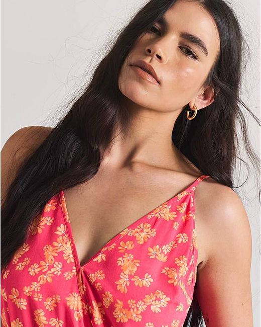 Simply Be Red Value 2 Pack Beach Playsuits