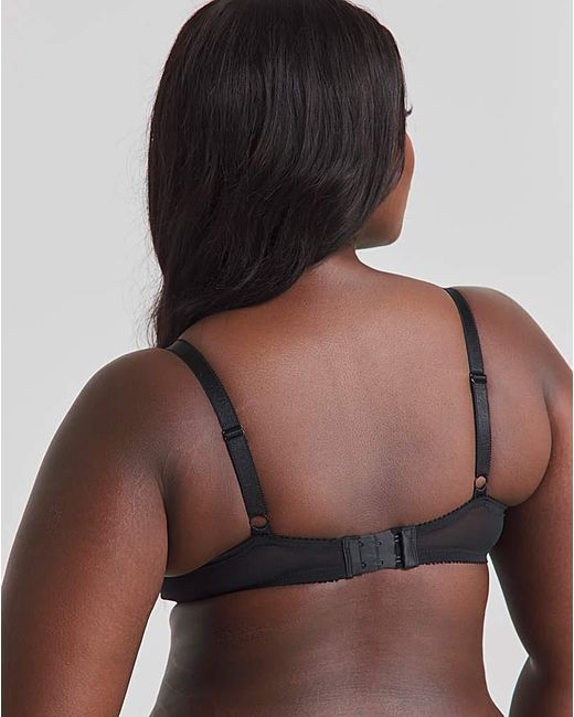 Pretty Secrets Brown Ivy Lace Basic Balcony Bra
