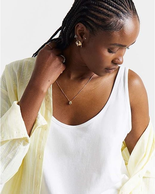 Simply Be White 2 Pack & Slouchy Vests