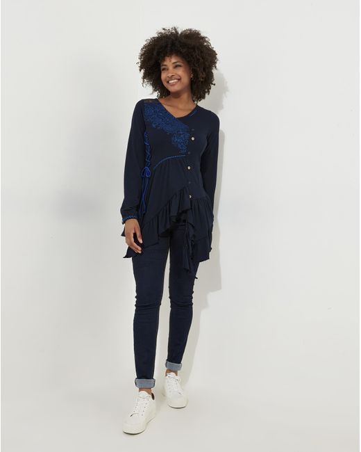 Joe Browns Blue Exquisite Embroidered Tunic