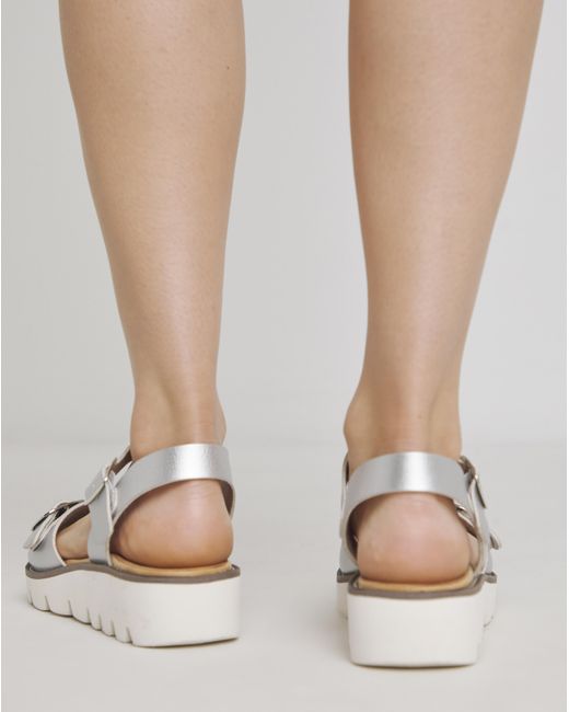 Heavenly Feet Green Trudy Sandals Ex Wide Fit