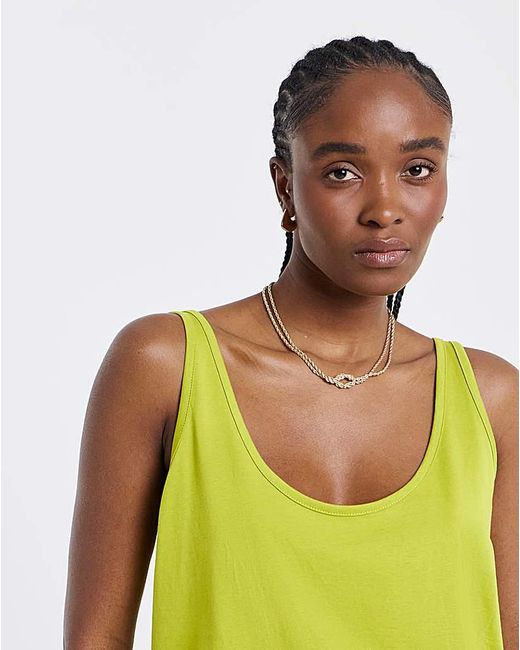 Simply Be Green Slouch Vest