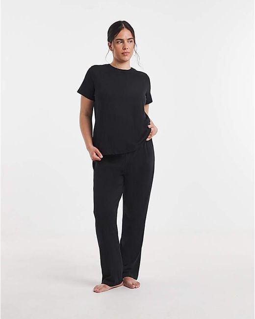 Pretty Secrets Blue Back To Basics Pj Set