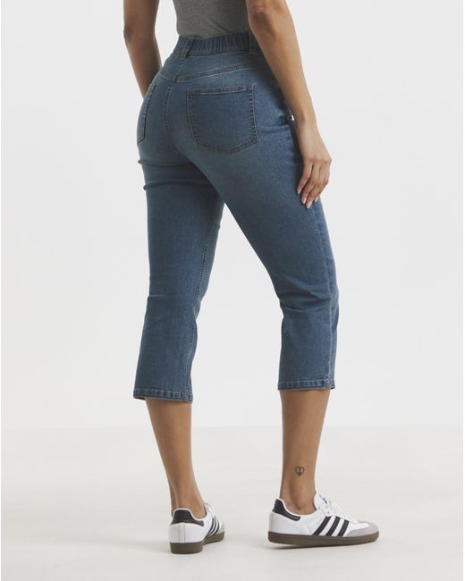 Simply Be Blue 24/7 Slim Crop Jeans