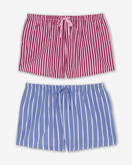 Pretty Secrets Red 2 Pack Pyjama Shorts