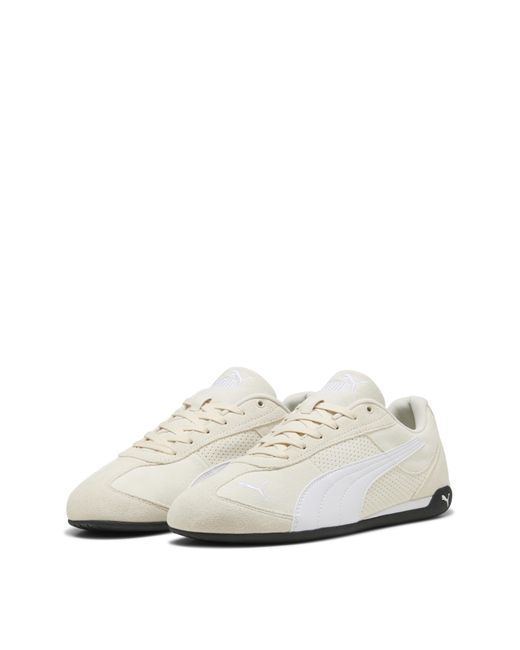 PUMA White Replicatch Suede Trainers