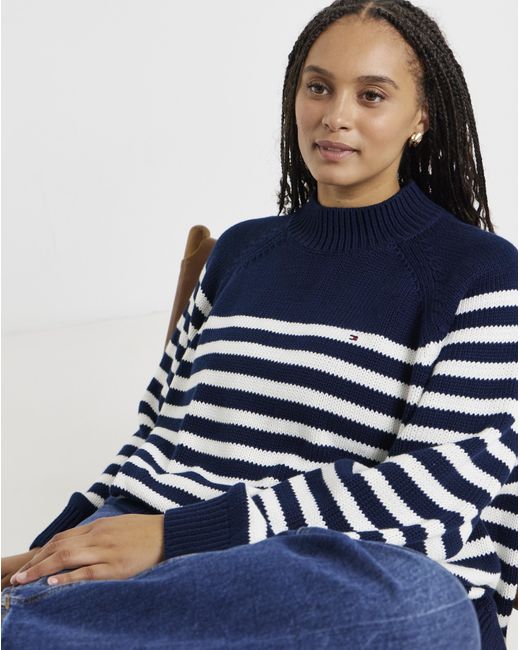 Tommy Hilfiger Blue Tommy Hiilfiger Long Sleeve Sweater