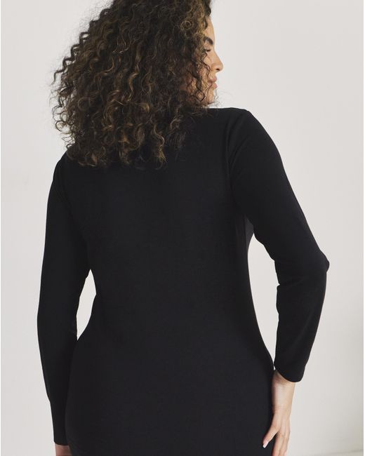 Pretty Secrets Black 2 Pack Thermal Long Sleeve Tops