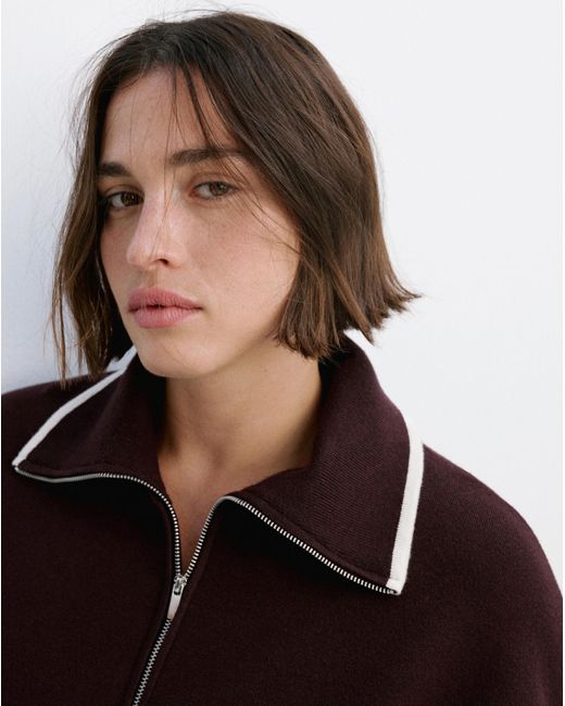 Mango Black Polo Neck Sweater