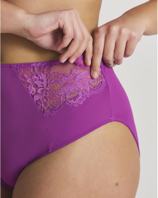 Pretty Secrets Purple Ella Full Briefs